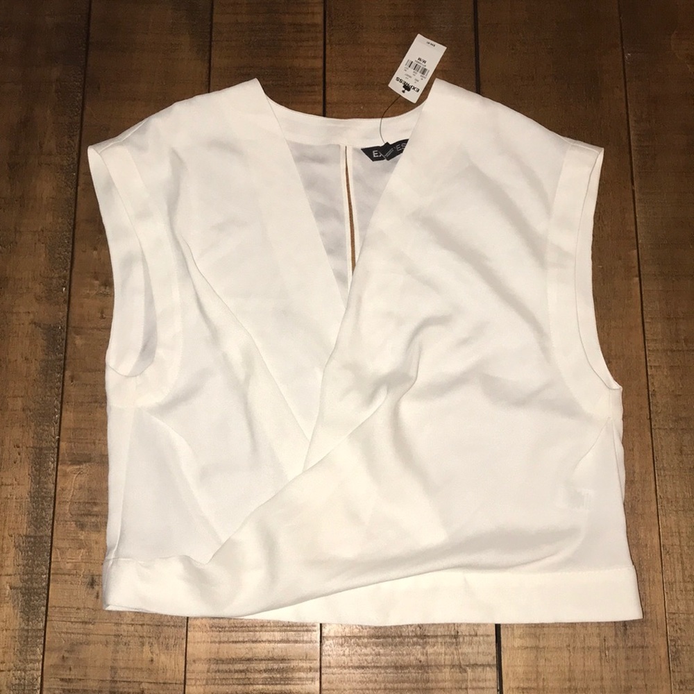 Express Surplice Crop top Sz-M